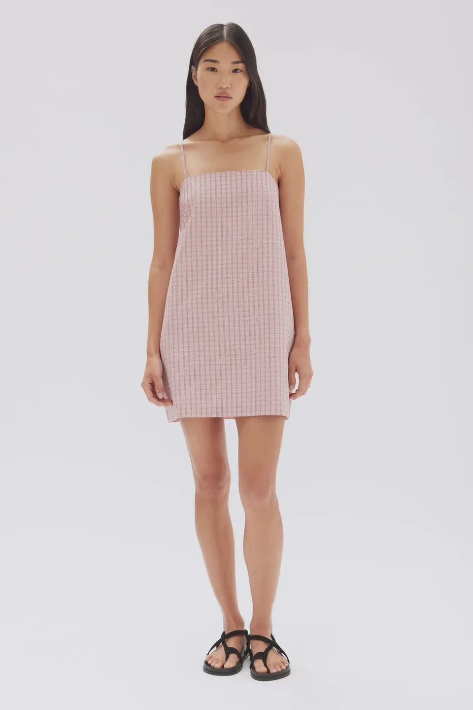 Assembly Label | Emile Seersucker Mini Shift Dress