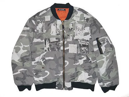 A/W01 'Riot Riot Riot' Camo Bomber by Raf Simons