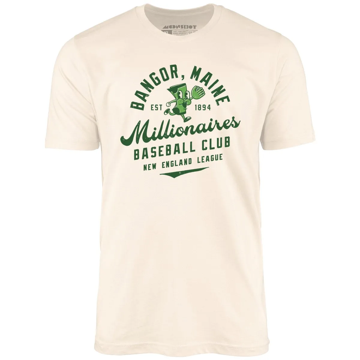 Bangor Millionaires - Maine - Vintage Defunct Baseball Teams - Unisex T-Shirt