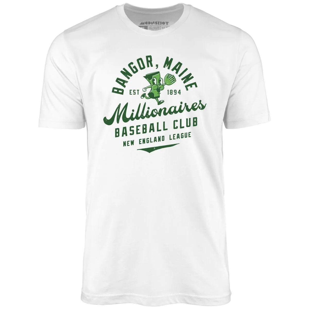 Bangor Millionaires - Maine - Vintage Defunct Baseball Teams - Unisex T-Shirt