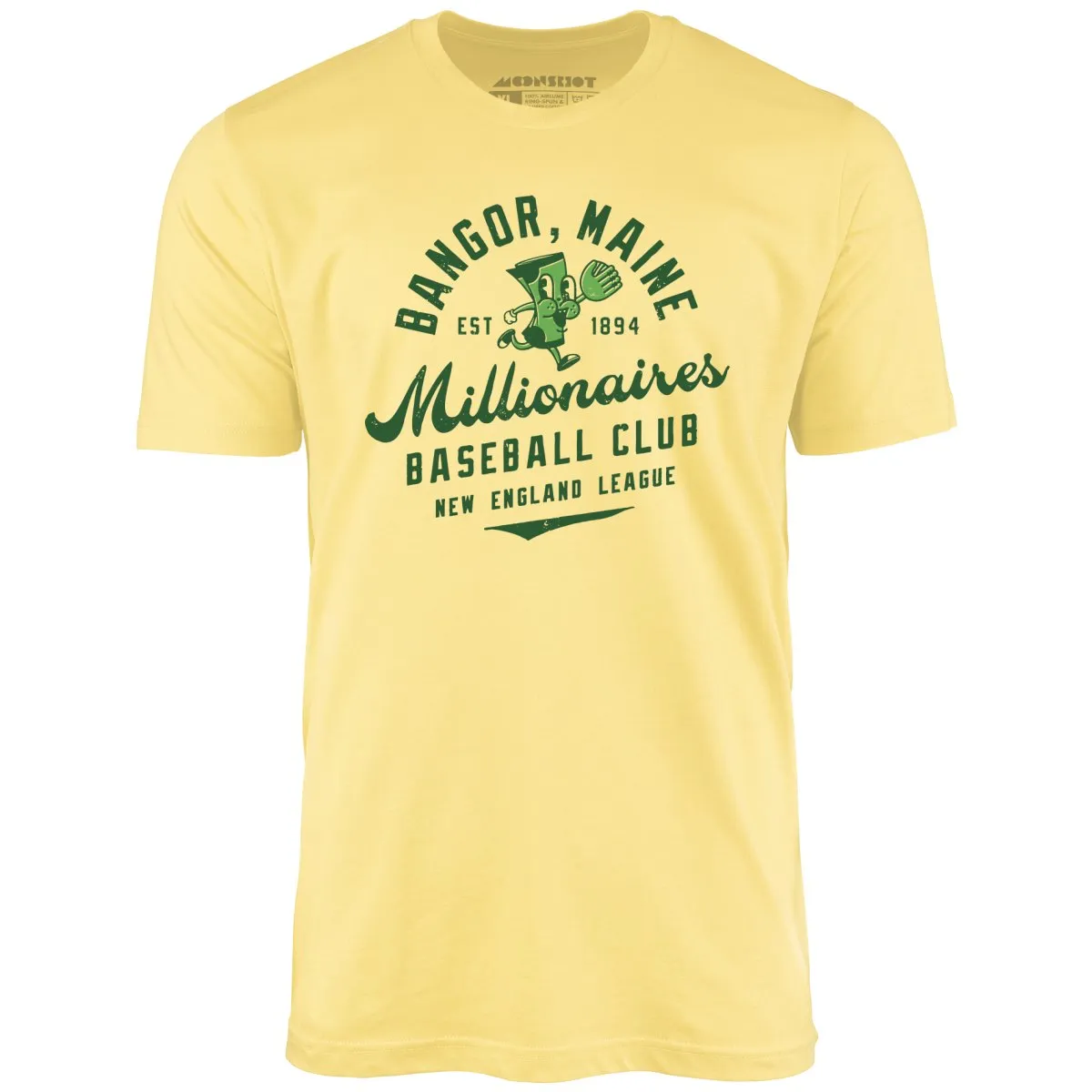 Bangor Millionaires - Maine - Vintage Defunct Baseball Teams - Unisex T-Shirt