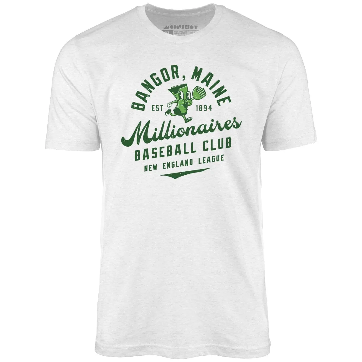 Bangor Millionaires - Maine - Vintage Defunct Baseball Teams - Unisex T-Shirt