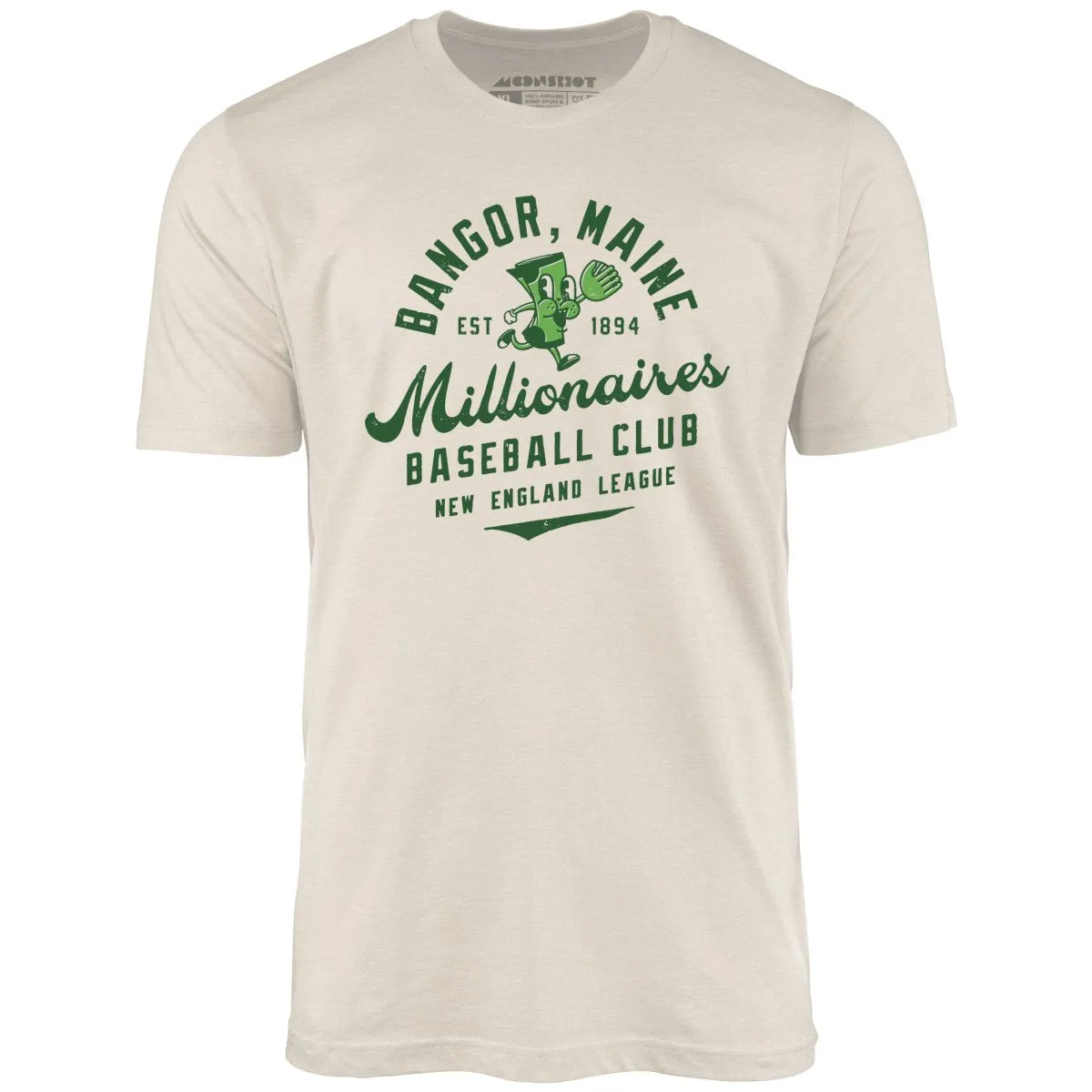 Bangor Millionaires - Maine - Vintage Defunct Baseball Teams - Unisex T-Shirt