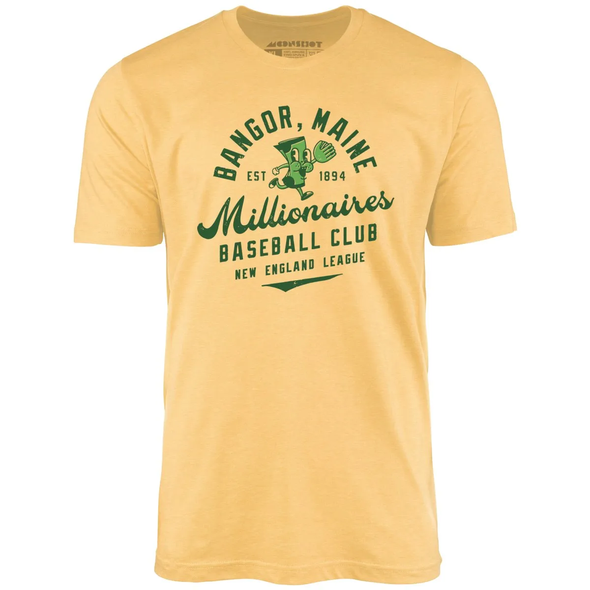 Bangor Millionaires - Maine - Vintage Defunct Baseball Teams - Unisex T-Shirt