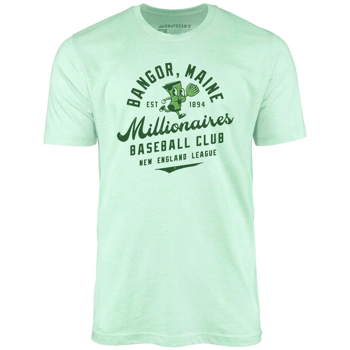 Bangor Millionaires - Maine - Vintage Defunct Baseball Teams - Unisex T-Shirt