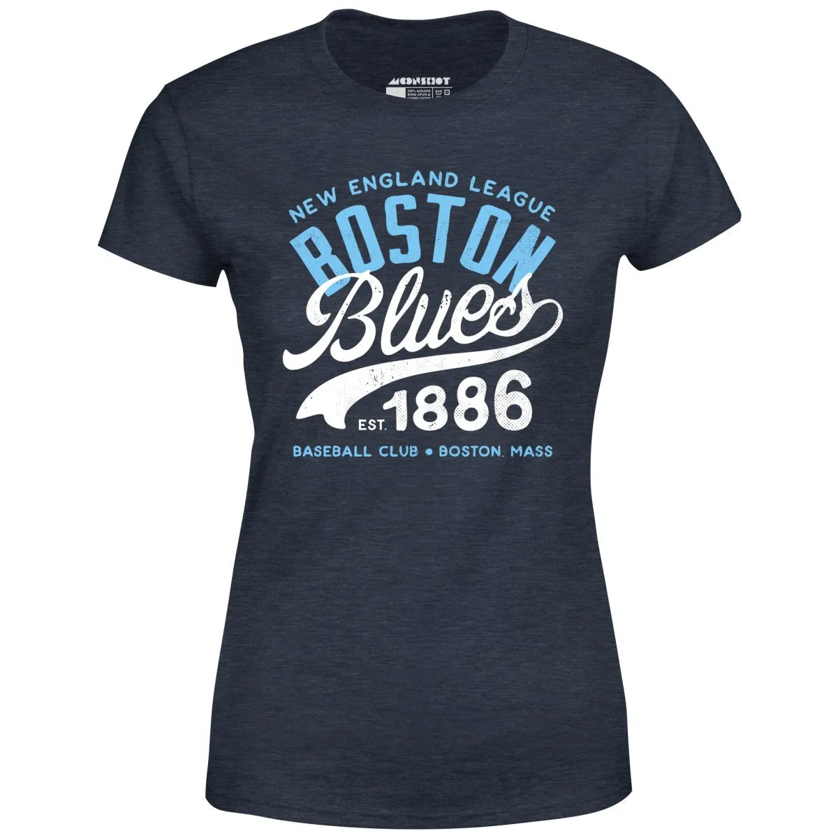 Boston Blues - Massachusetts - Vintage Defunct Baseball Teams - Women's T-Shirt