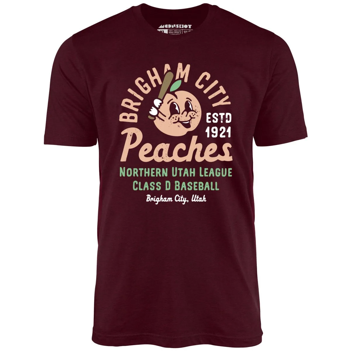 Brigham City Peaches - Utah - Vintage Defunct Baseball Teams - Unisex T-Shirt