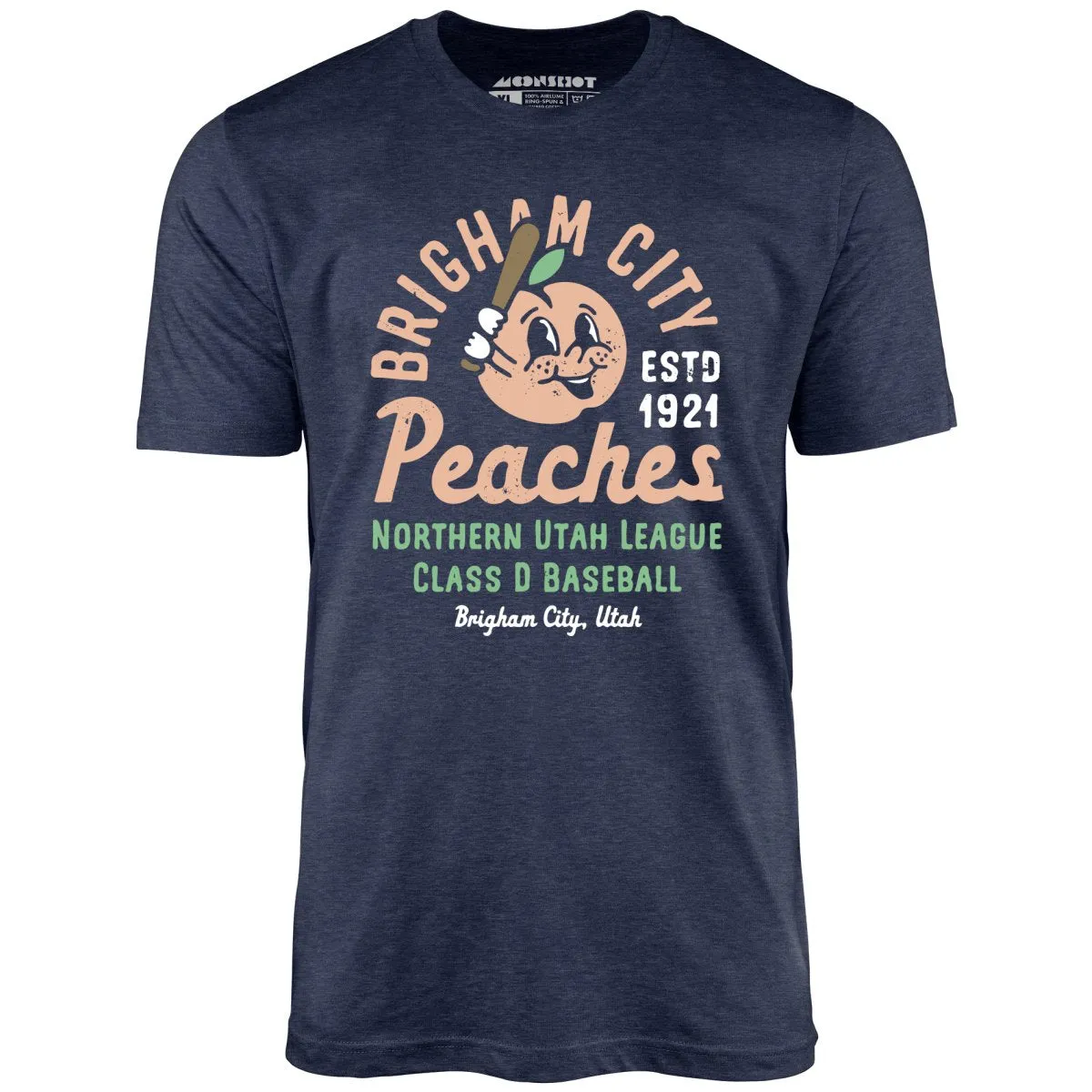 Brigham City Peaches - Utah - Vintage Defunct Baseball Teams - Unisex T-Shirt