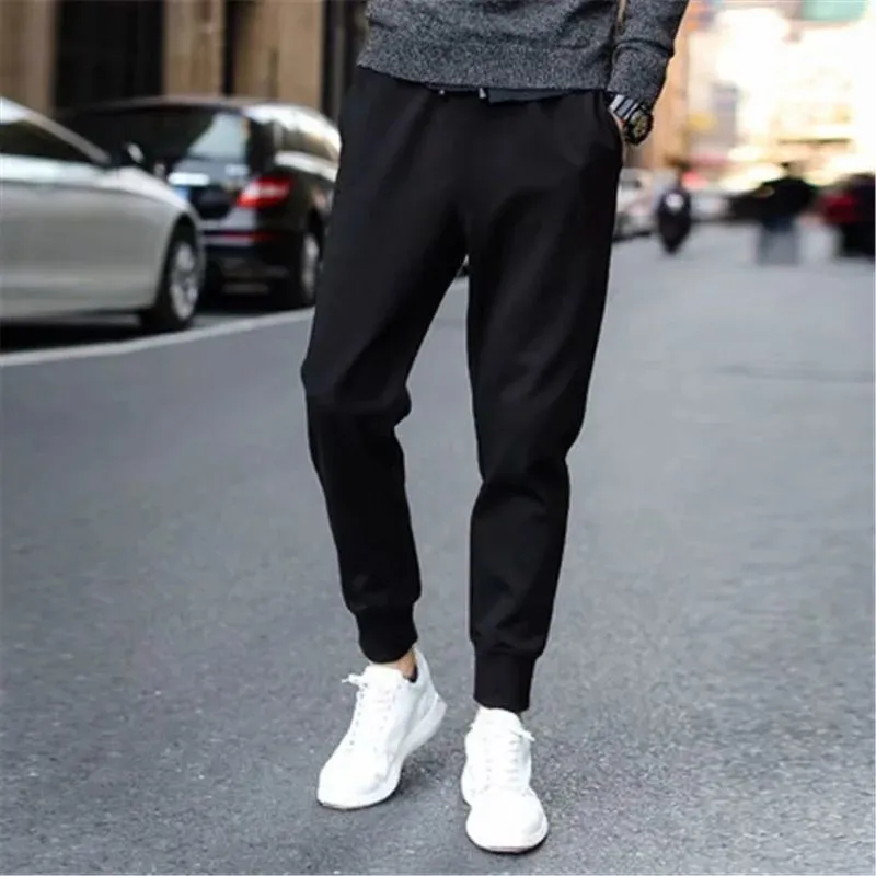 Cargo Pants Men Summer Thin Plus Size Sporty Korean Trendy Loose Jogger Casual Pants