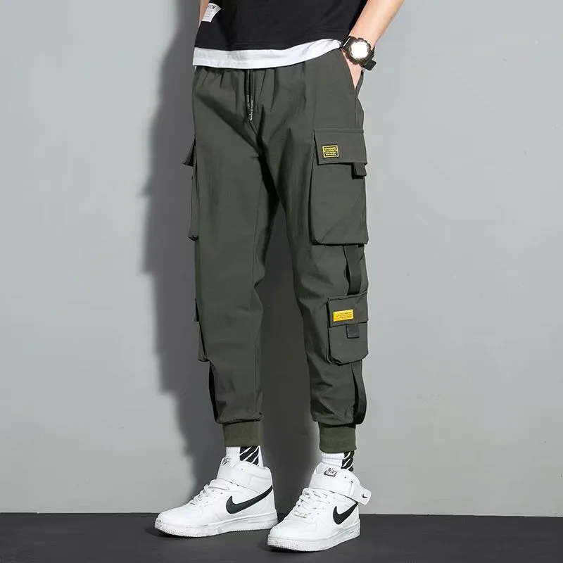 Cargo Pants Summer Thin Thick Student Plus Size Loose Long Pants