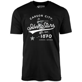 Carson City Silver Stars - Nevada - Vintage Defunct Baseball Teams - Unisex T-Shirt