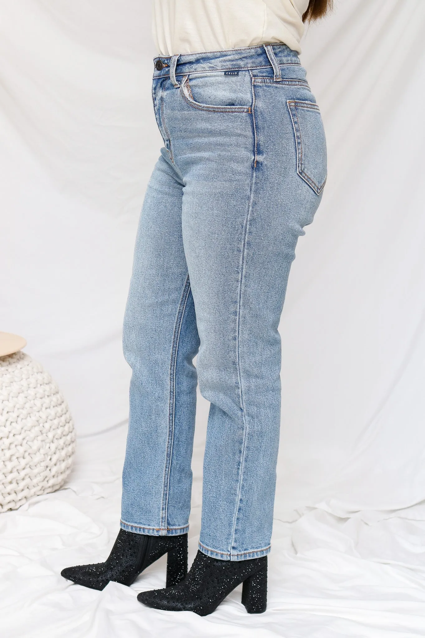 Charlotte Medium Wash High Waisted Jeans