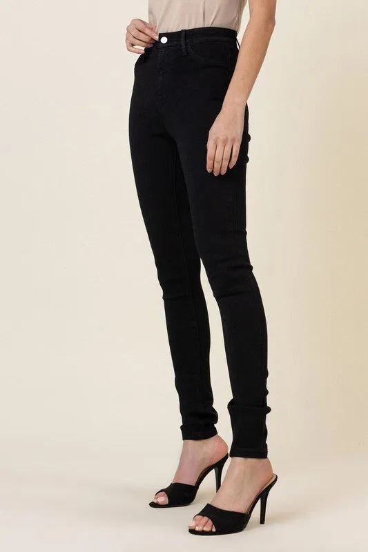 Classic High Waisted Black Skinny