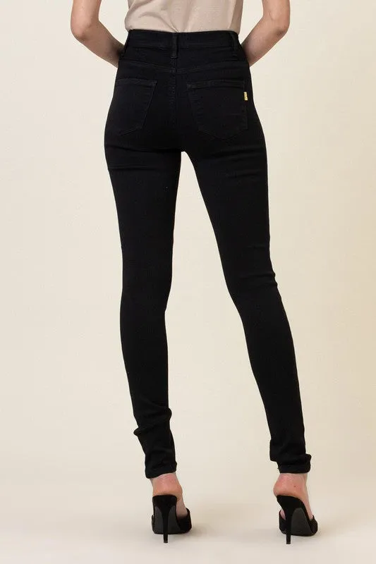 Classic High Waisted Black Skinny