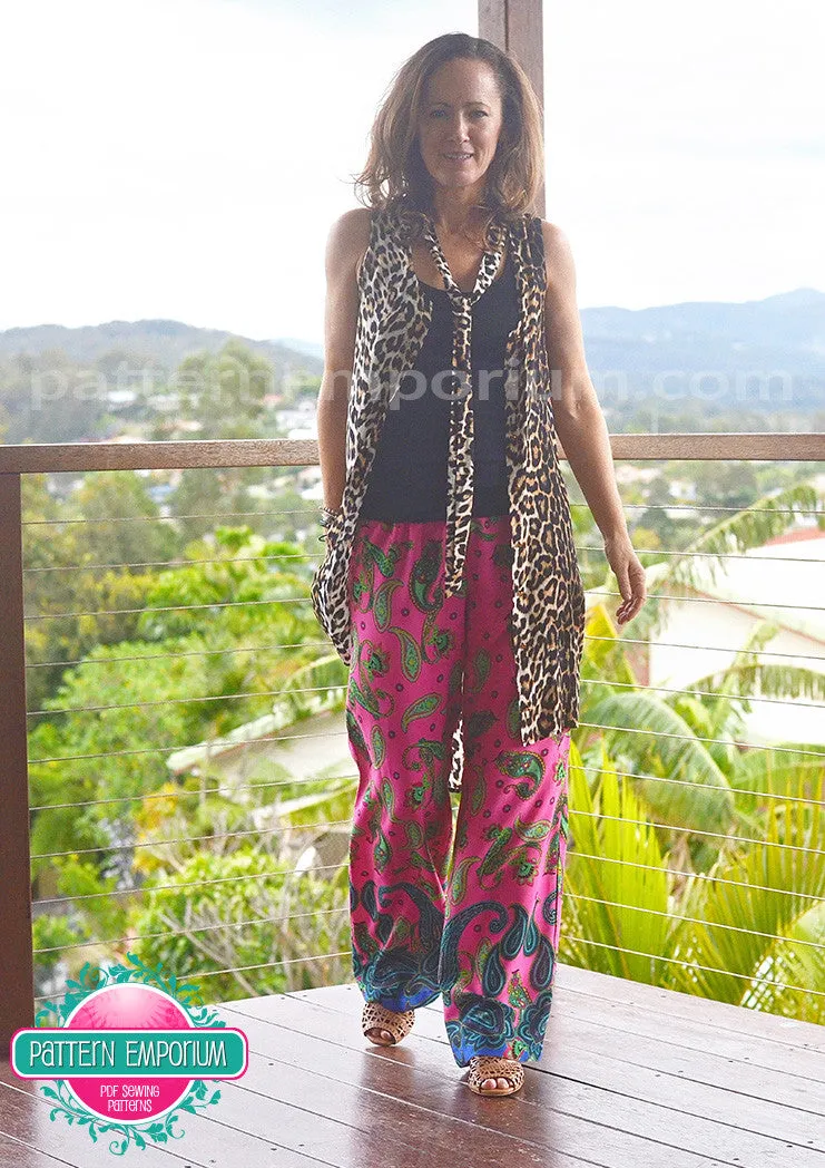 Coco | Wide Leg Pants Sewing Pattern