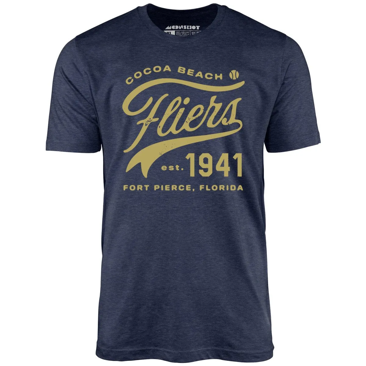 Cocoa Beach Fliers - Florida - Vintage Defunct Baseball Teams - Unisex T-Shirt