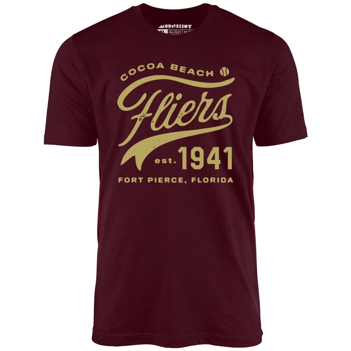 Cocoa Beach Fliers - Florida - Vintage Defunct Baseball Teams - Unisex T-Shirt