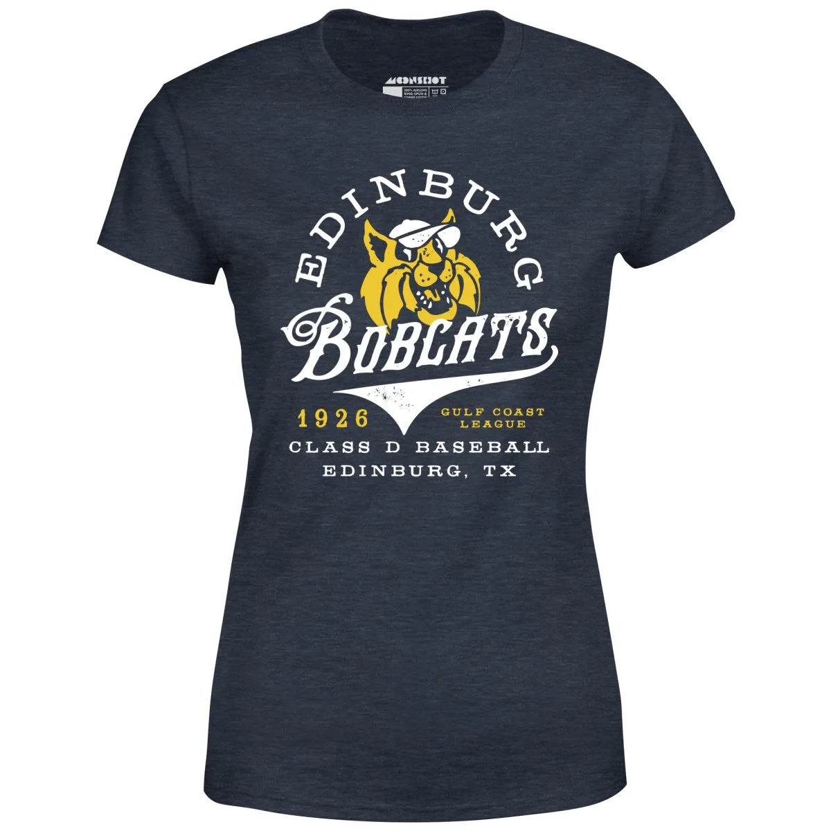 Edinburg Bobcats - Texas - Vintage Defunct Baseball Teams - Women's T-Shirt