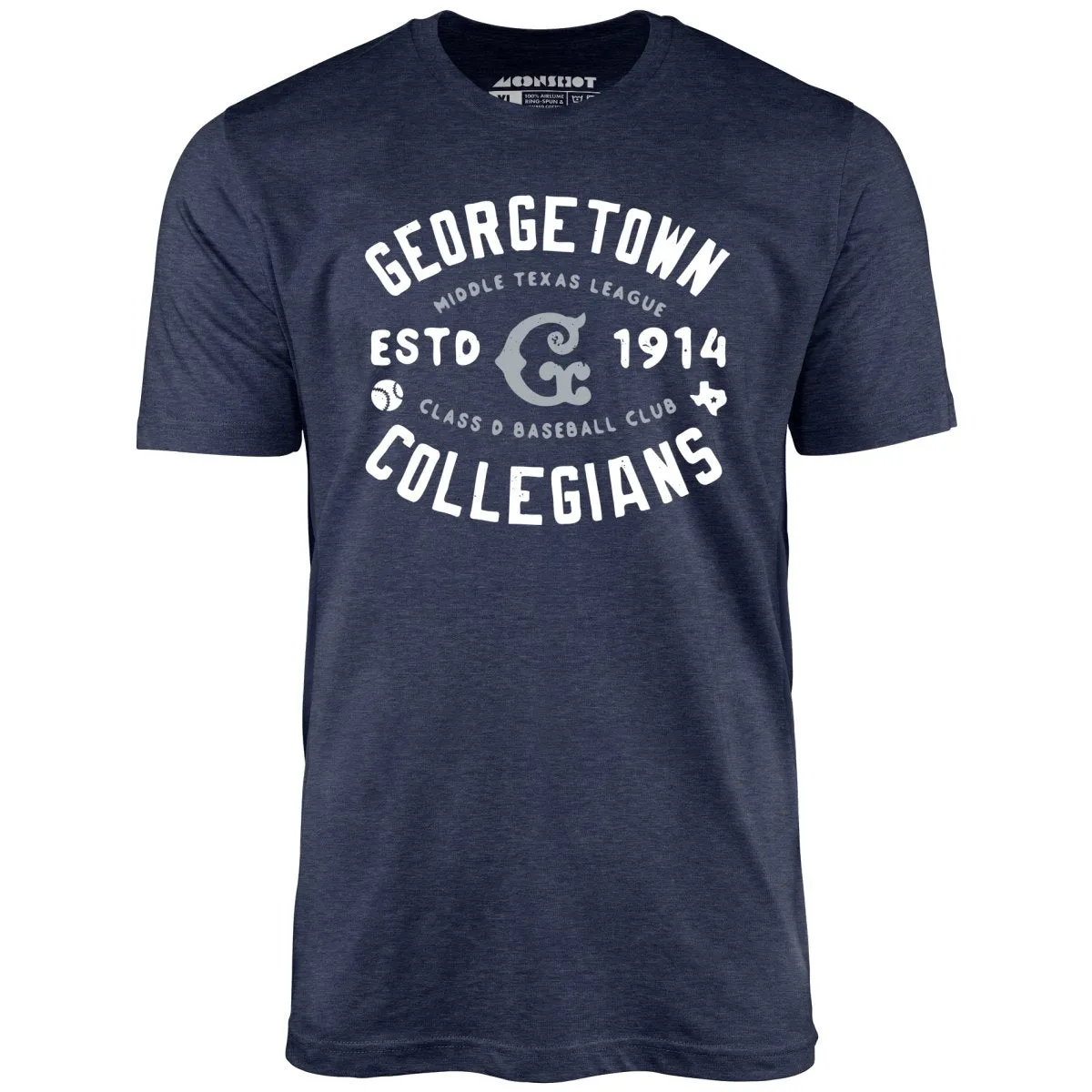 Georgetown Collegians - Texas - Vintage Defunct Baseball Teams - Unisex T-Shirt