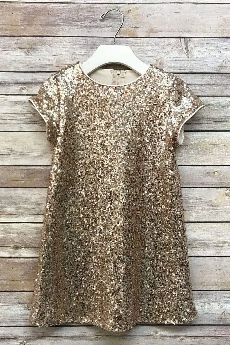 Glamorous Sequin Shift Dress Rainbow