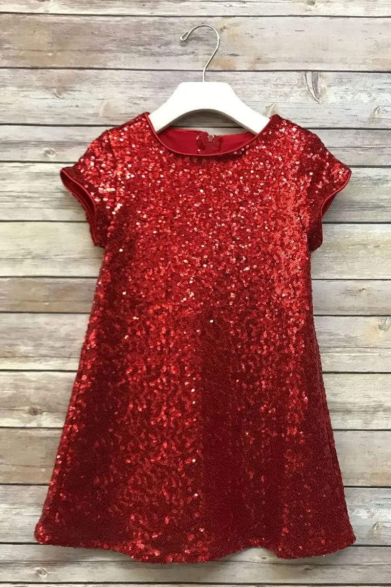 Glamorous Sequin Shift Dress Rainbow