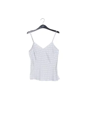 Grey polka dot camisole