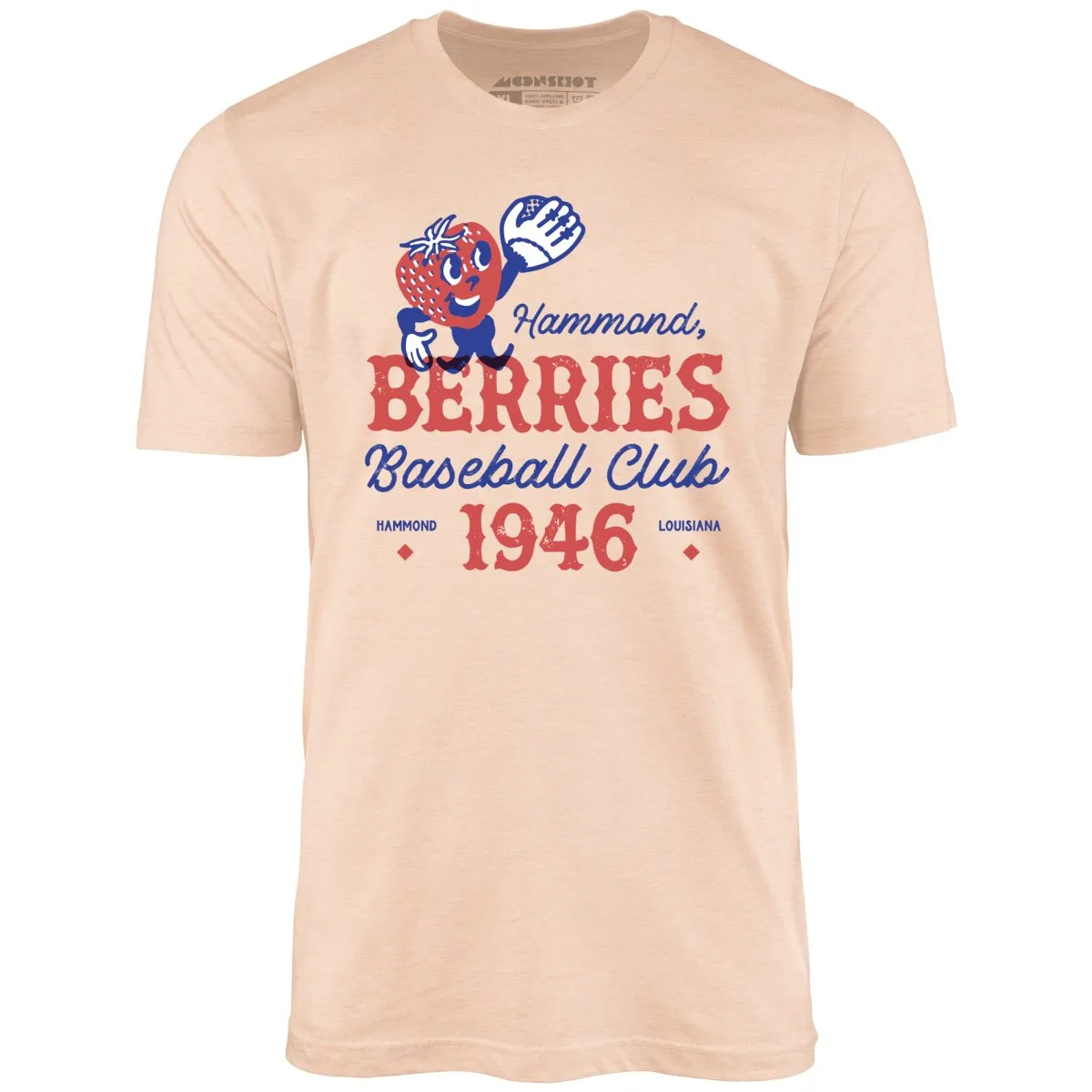 Hammond Berries - Louisiana - Vintage Defunct Baseball Teams - Unisex T-Shirt