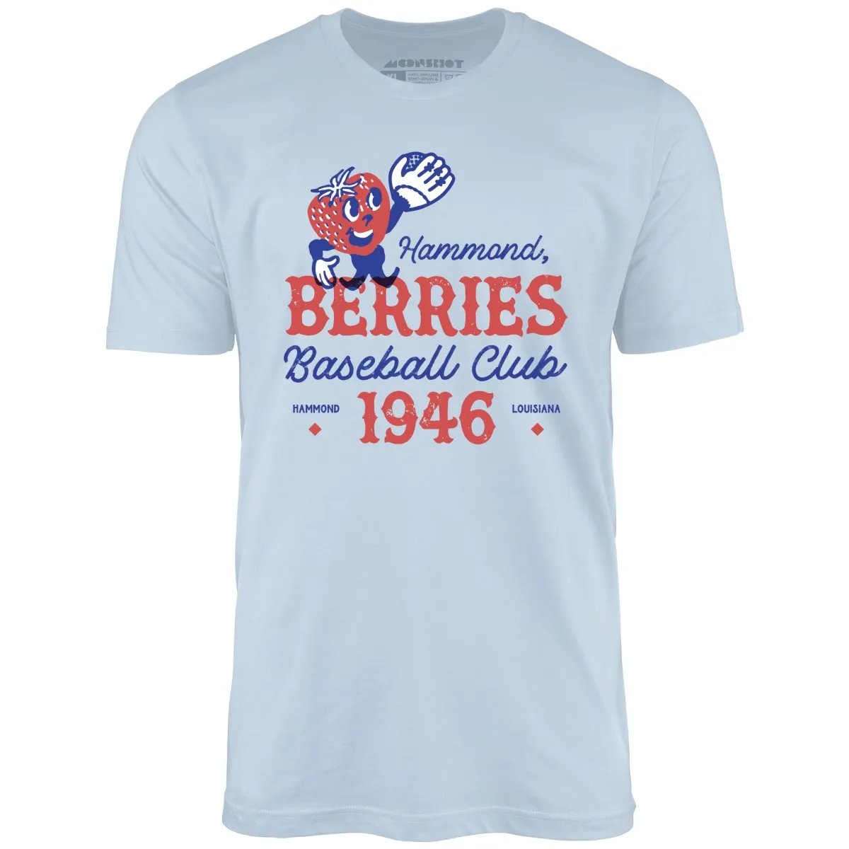 Hammond Berries - Louisiana - Vintage Defunct Baseball Teams - Unisex T-Shirt