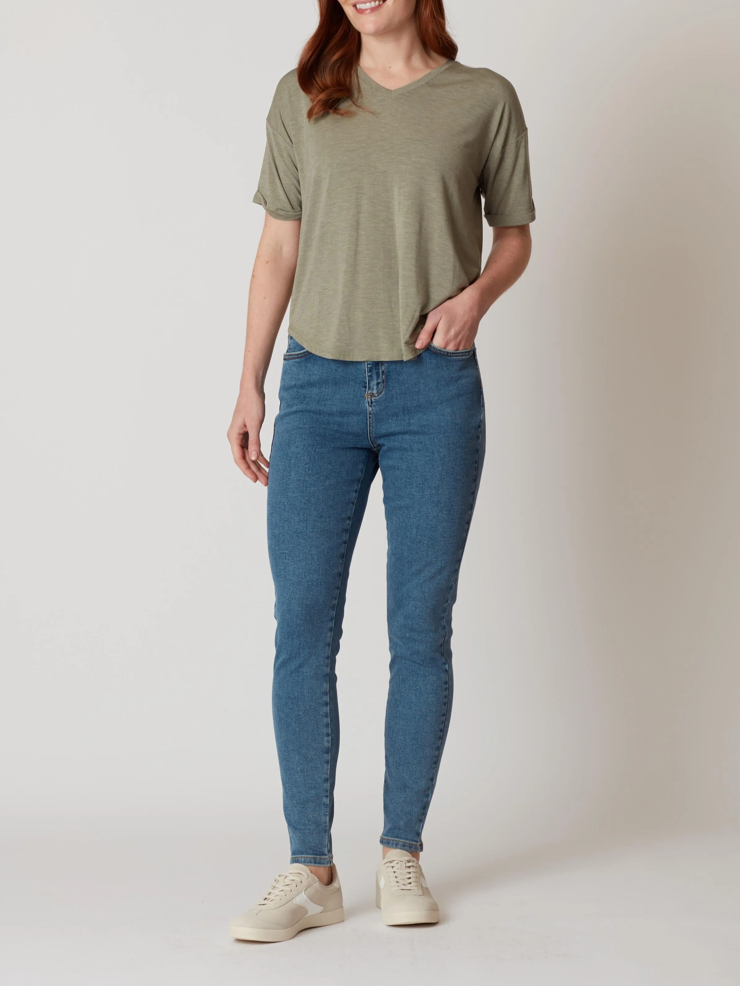 High Waisted Skinny Jeans