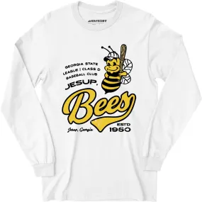 Jesup Bees - Georgia - Vintage Defunct Baseball Teams - Long Sleeve T-Shirt