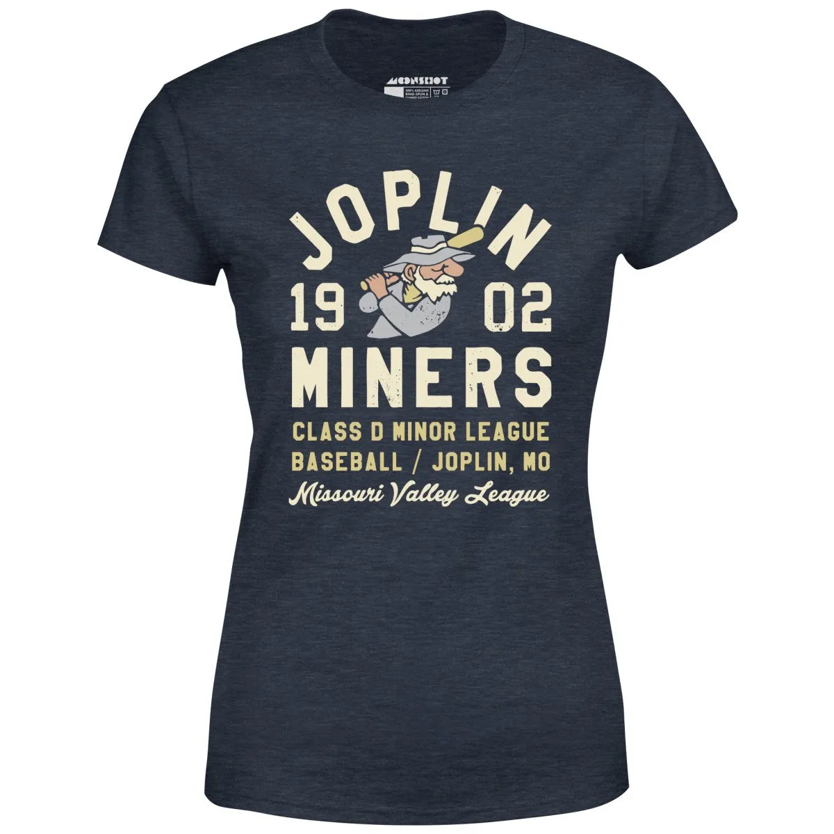 Joplin Miners - Missouri - Vintage Defunct Baseball Teams - Women's T-Shirt