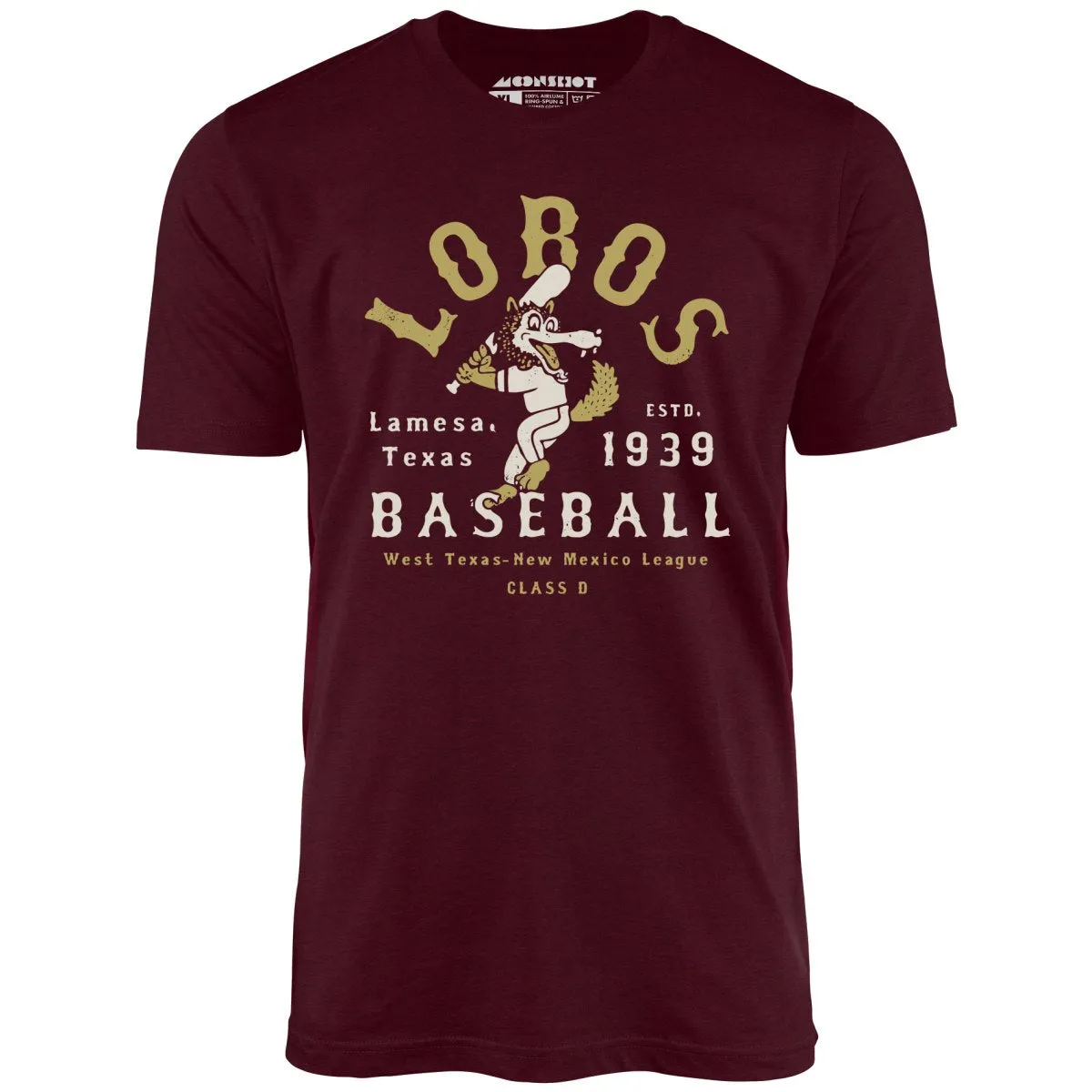 Lamesa Lobos - Texas - Vintage Defunct Baseball Teams - Unisex T-Shirt