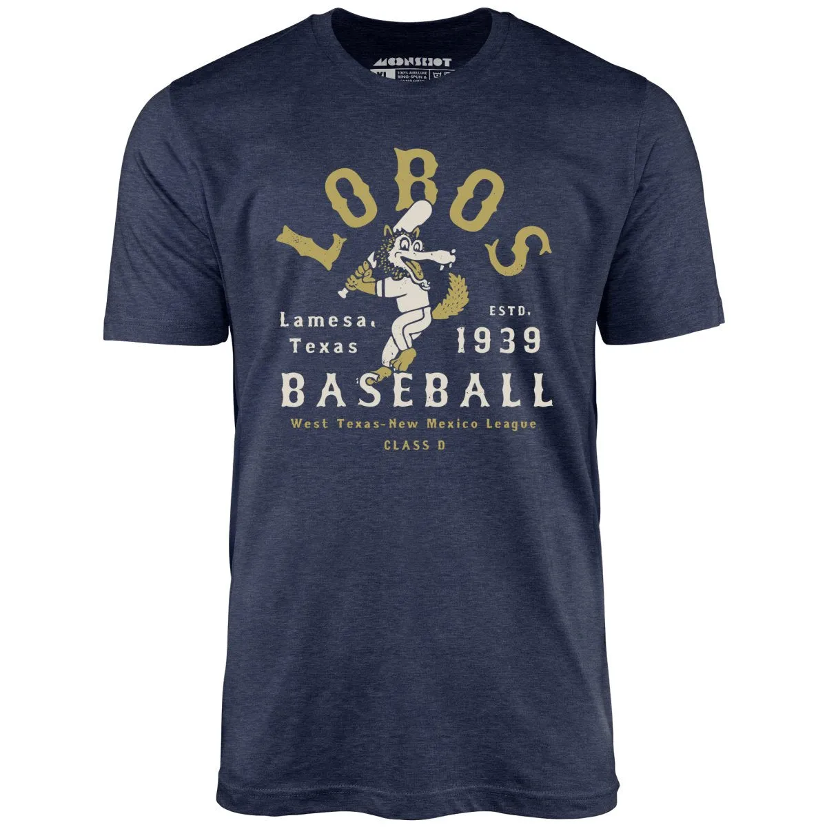 Lamesa Lobos - Texas - Vintage Defunct Baseball Teams - Unisex T-Shirt