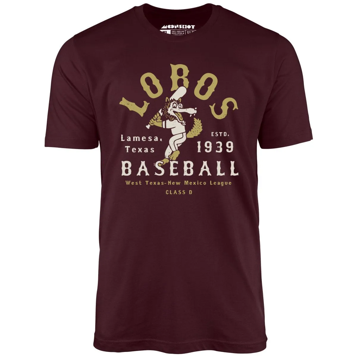 Lamesa Lobos - Texas - Vintage Defunct Baseball Teams - Unisex T-Shirt