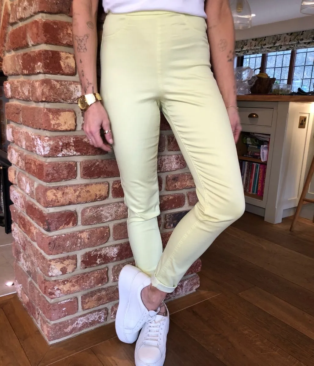 Lemon High Waisted Jeggings