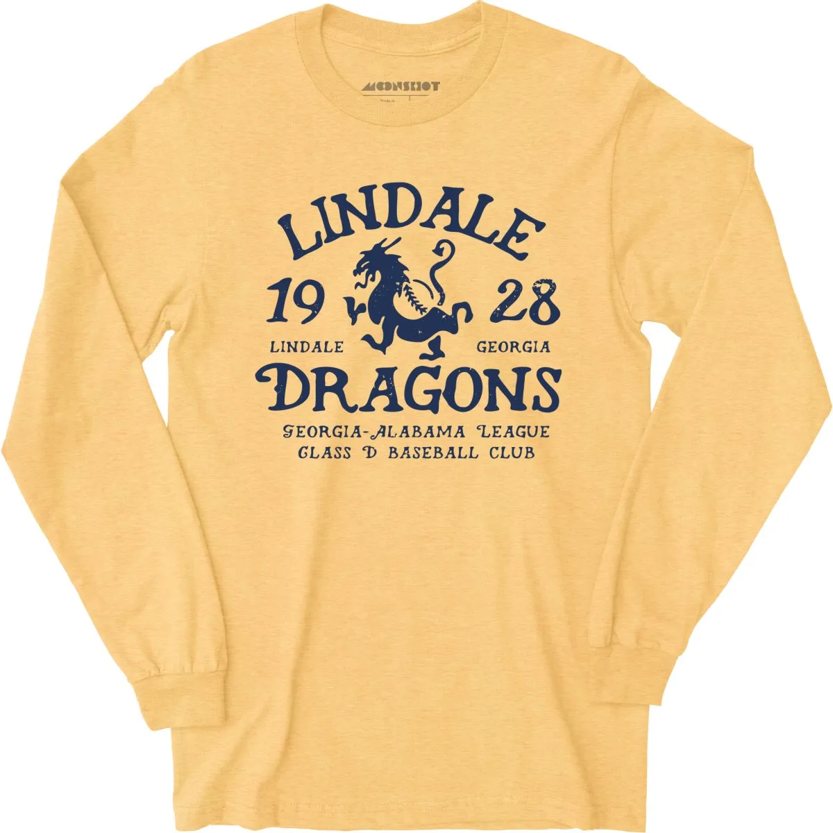 Lindale Dragons - Georgia - Vintage Defunct Baseball Teams - Long Sleeve T-Shirt