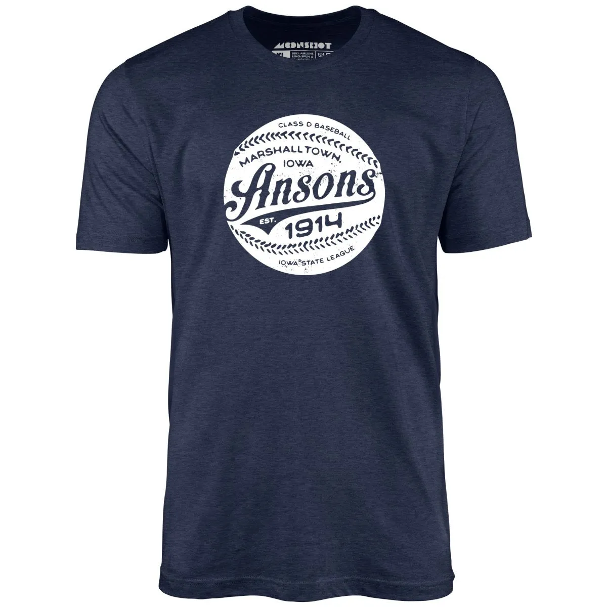 Marshalltown Ansons - Iowa - Vintage Defunct Baseball Teams - Unisex T-Shirt