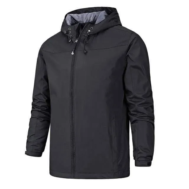 Men's Casual Bomber Jacket - Lightweight Military Style Outerwear