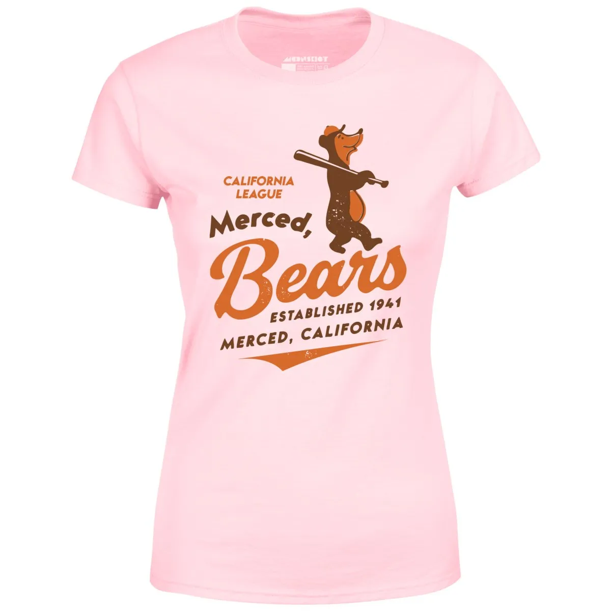 Merced Bears - California - Vintage Defunct Baseball Teams - Women's T-Shirt