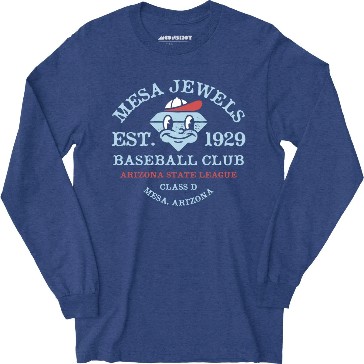 Mesa Jewels - Arizona - Vintage Defunct Baseball Teams - Long Sleeve T-Shirt