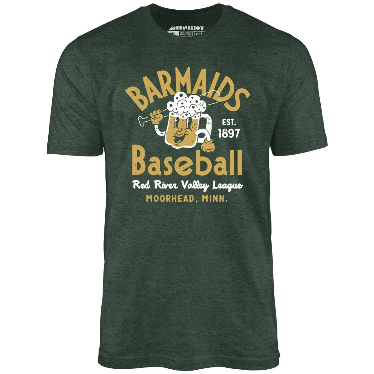 Moorhead Barmaids - Minnesota - Vintage Defunct Baseball Teams - Unisex T-Shirt