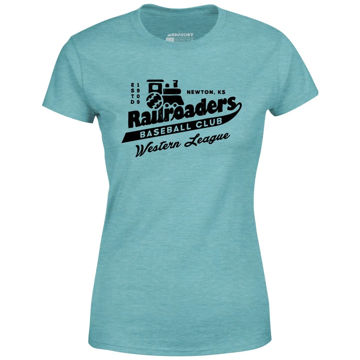 Newton Railroaders - Kansas - Vintage Defunct Baseball Teams - Women's T-Shirt