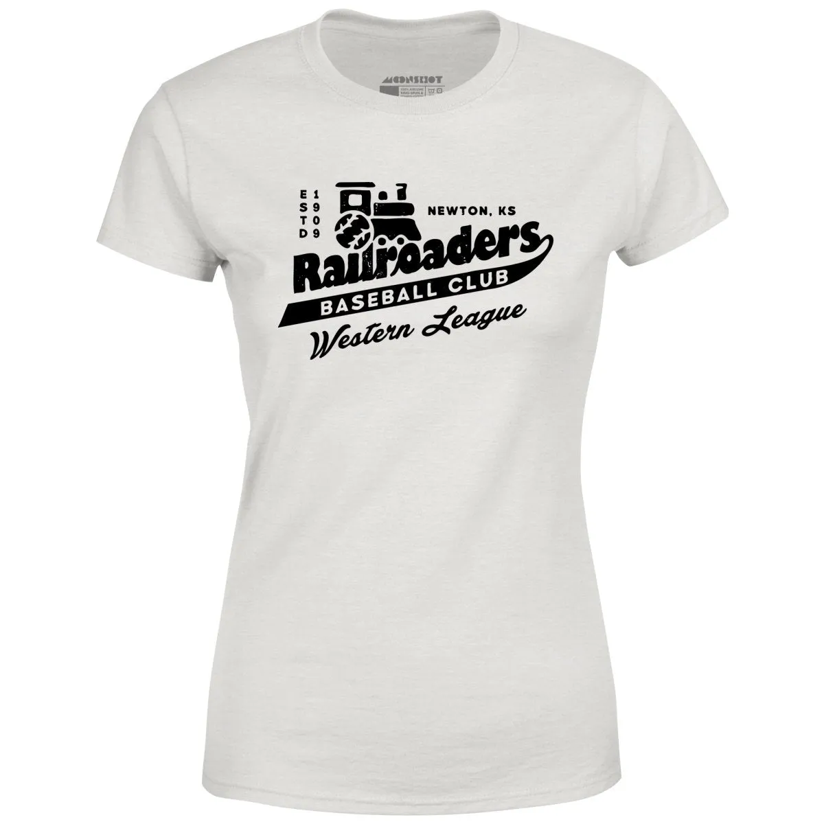 Newton Railroaders - Kansas - Vintage Defunct Baseball Teams - Women's T-Shirt