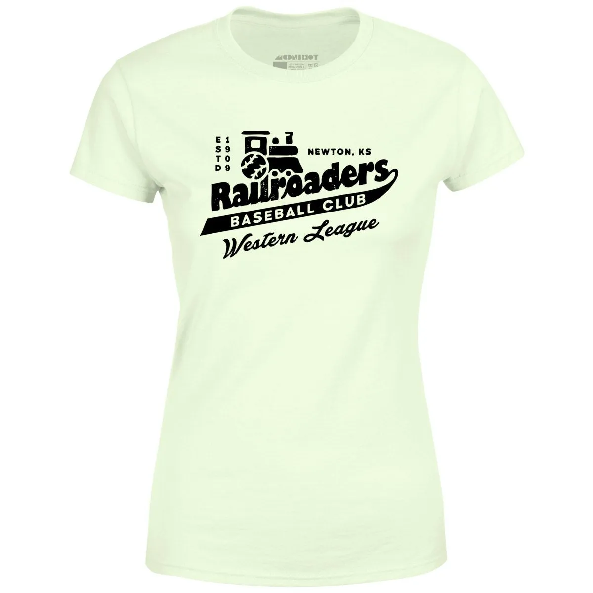 Newton Railroaders - Kansas - Vintage Defunct Baseball Teams - Women's T-Shirt