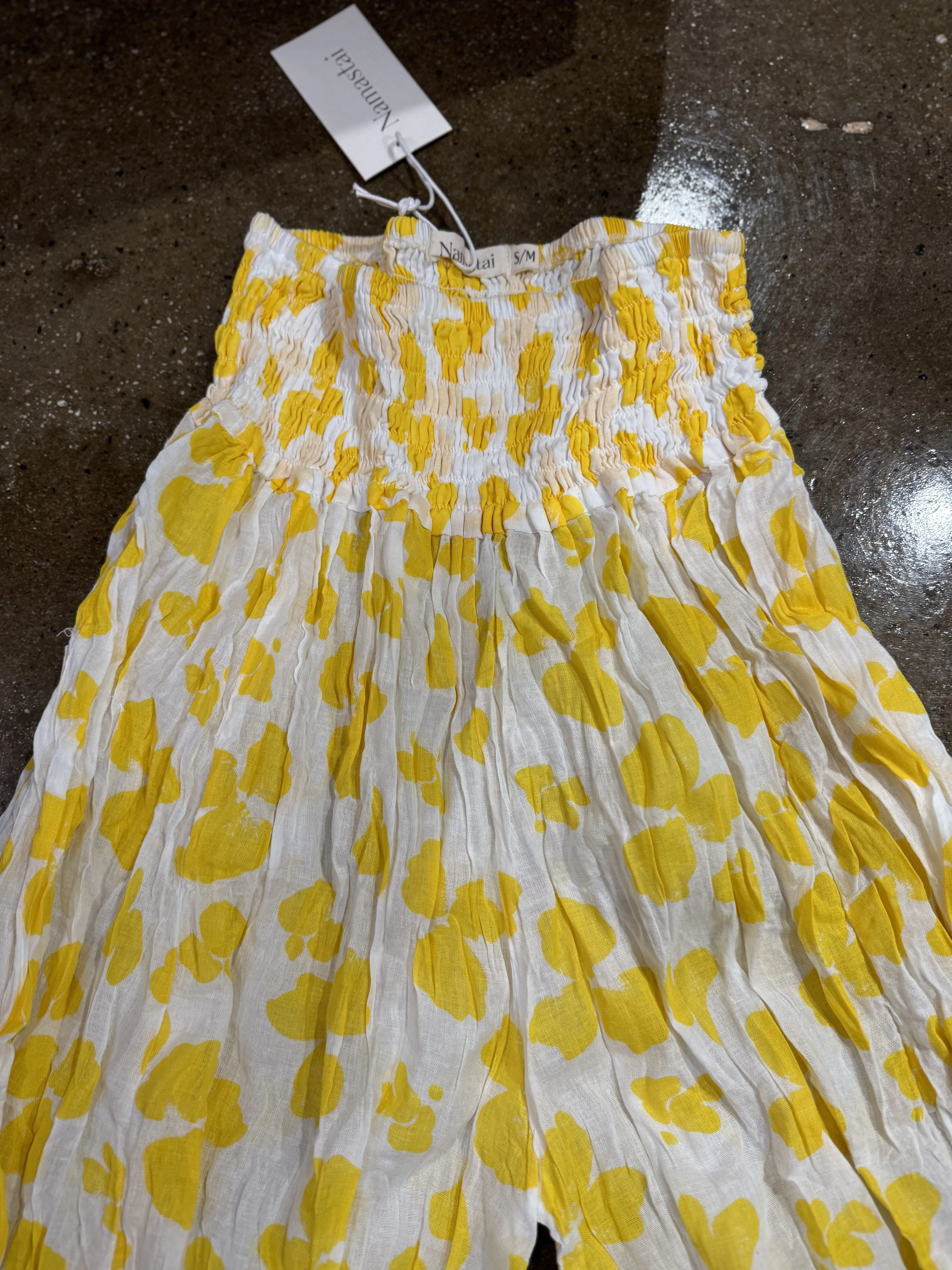 O28 Cropped Culottes in Daffodil