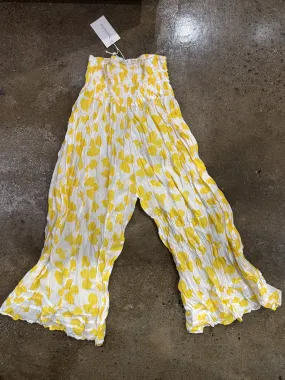 O28 Cropped Culottes in Daffodil