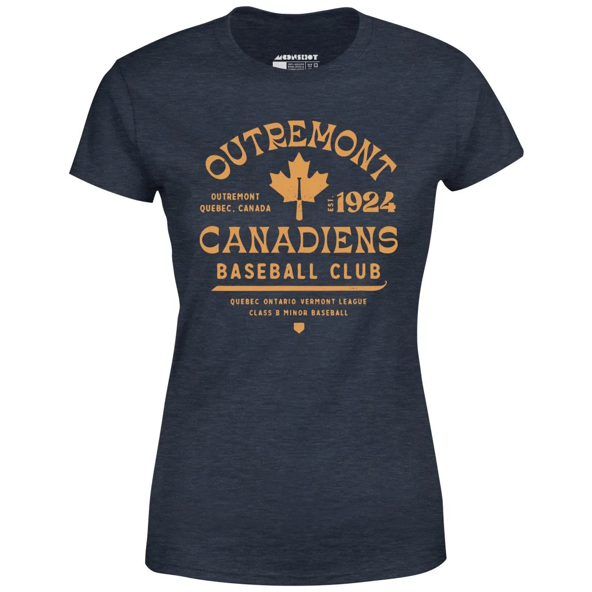 Outremont Canadiens - Canada - Vintage Defunct Baseball Teams - Women's T-Shirt