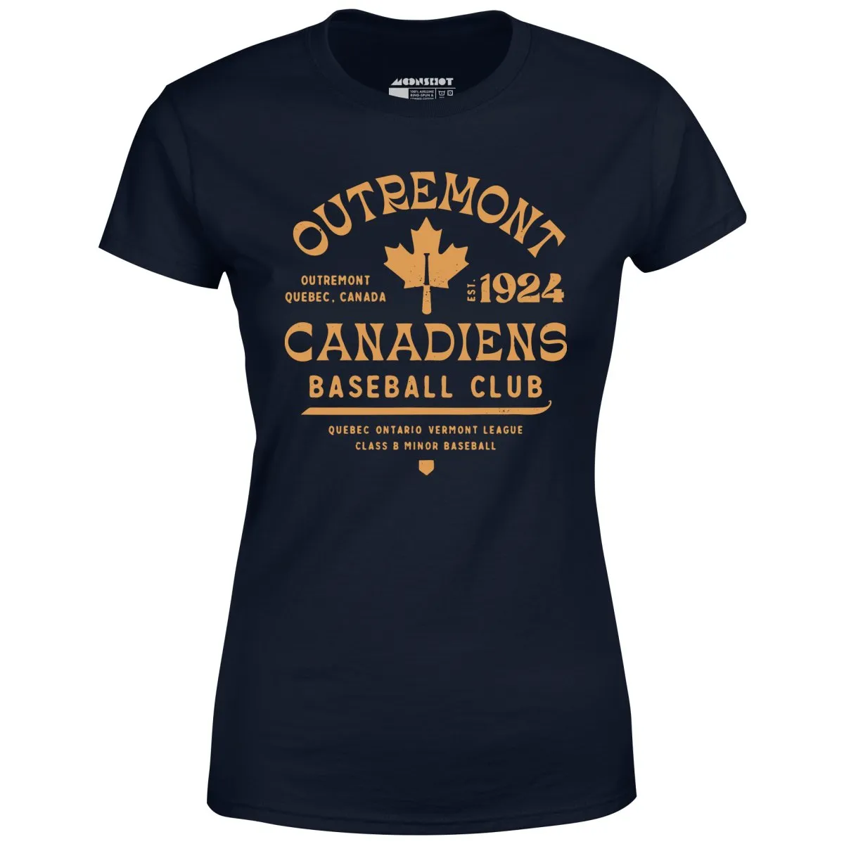 Outremont Canadiens - Canada - Vintage Defunct Baseball Teams - Women's T-Shirt