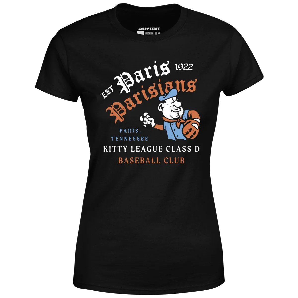 Paris Parisians - Tennessee - Vintage Defunct Baseball Teams - Women's T-Shirt