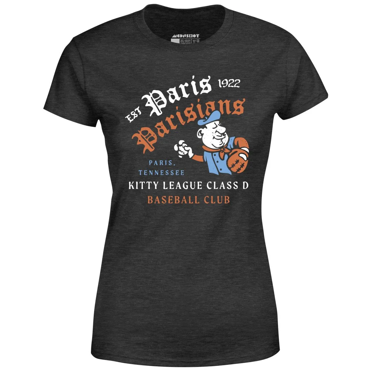 Paris Parisians - Tennessee - Vintage Defunct Baseball Teams - Women's T-Shirt